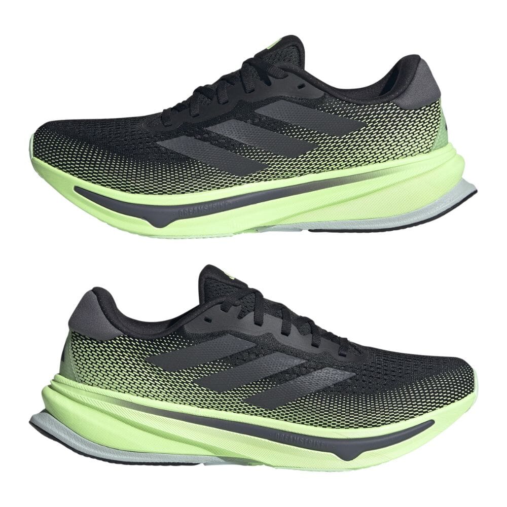 Adidas Men's Supernova Rise M - BlackToe Running#colour_core-black-lime-green