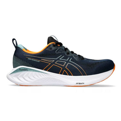 Asics Men's Gel-Cumulus 25 Men's Shoes- BlackToe Running#colour_french-blue-bright-orange