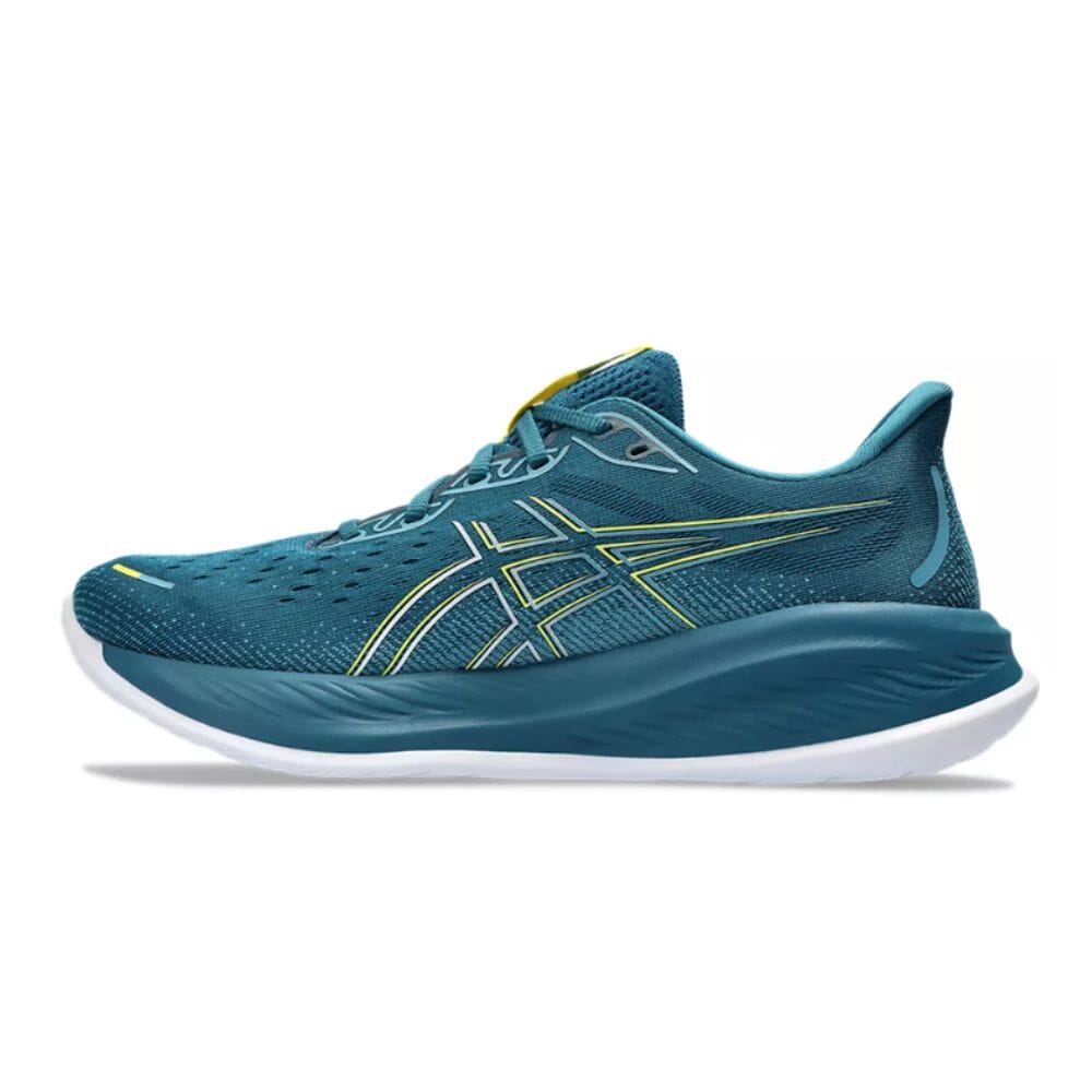 Asics Women's Gel-Cumulus 26 Men's Shoes - BlackToe Running#colour_evening-teal-bright-yellow