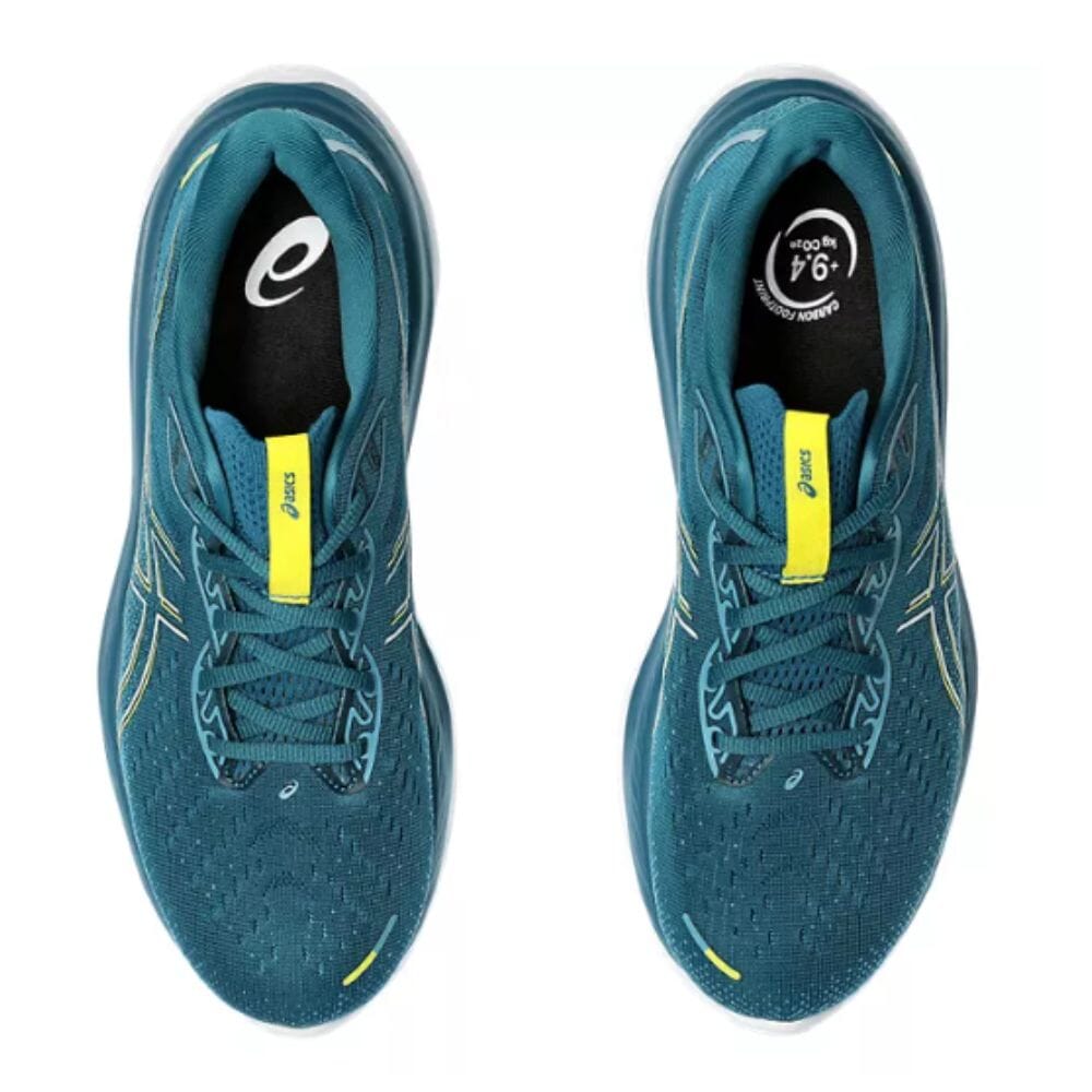 Asics Women's Gel-Cumulus 26 Men's Shoes - BlackToe Running#colour_evening-teal-bright-yellow