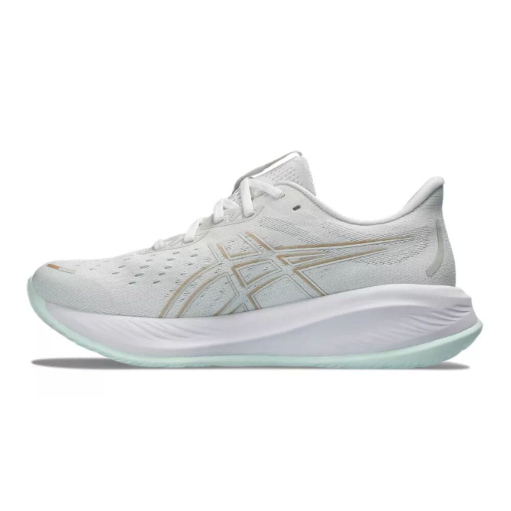 Asics Women's Gel-Cumulus 26 Women's Shoes - BlackToe Running#colour_white-pale-mint