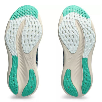 Asics Women's Gel-Nimbus 26 Women's Shoes - BlackToe Running#colour_blue-expanse-aurora-green