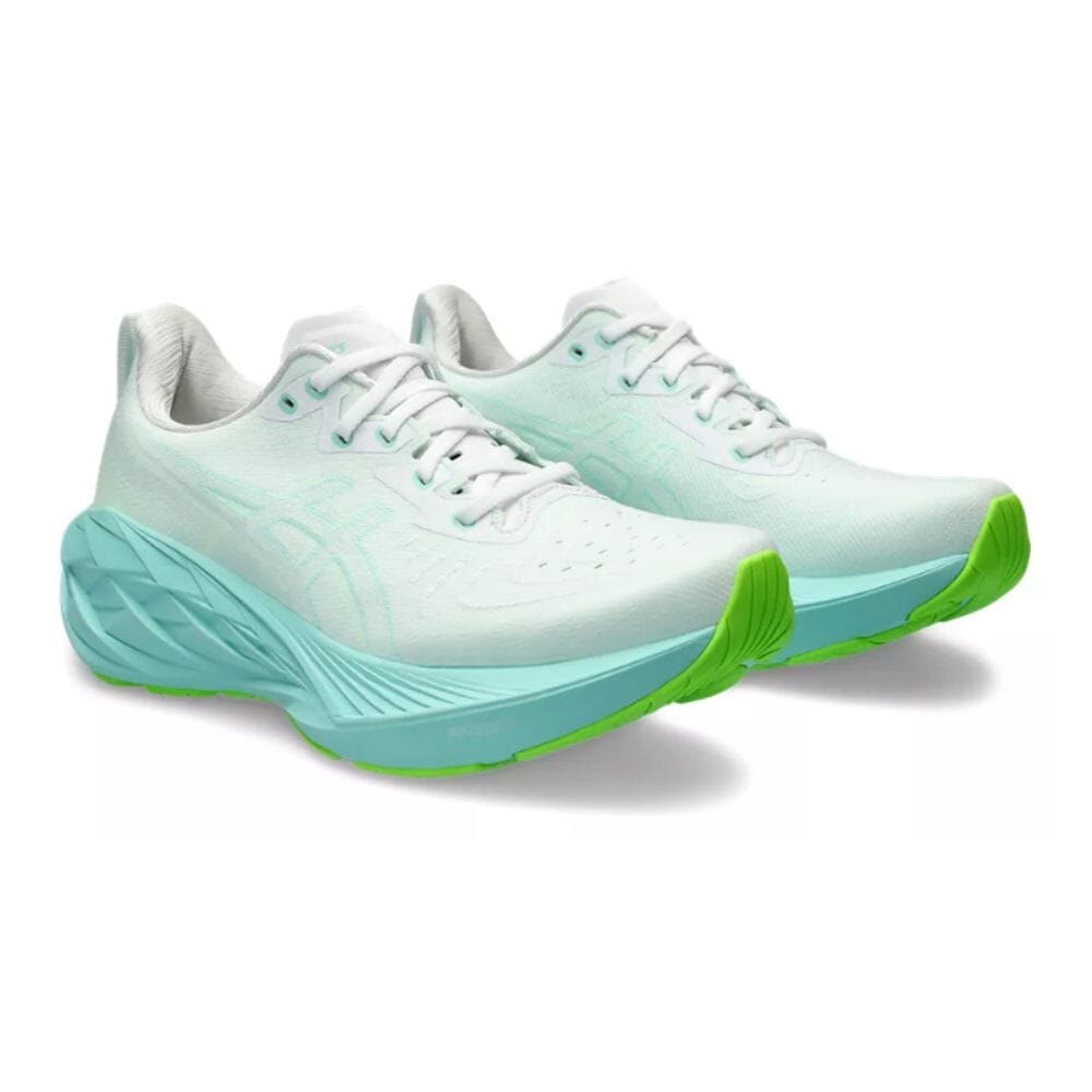 Asics Women's Novablast 4 - BlackToe Running#colour_white-illuminate-mint