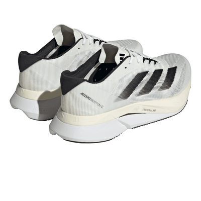 Adidas Men's Adizero Boston 12 Women's Shoes - BlackToe Running#colour_cloud-white-silver-metallic-grey-five