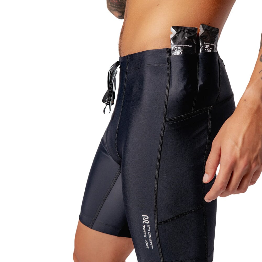 Bandit Running Men's Superbeam™ Next Gen 7 Pocket Half Tights - BlackToe Running#colour_black