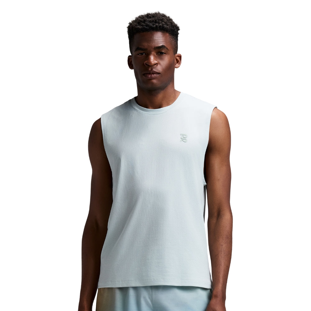 Bandit Running Men's Micromesh Run Tank - BlackToe Running#colour_mist