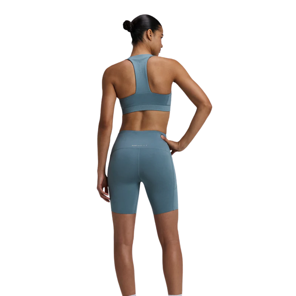 Bandit Women’s Stamina™ High Waist 7" Compression Short - BlackToe Running#colour_tranquil-blue