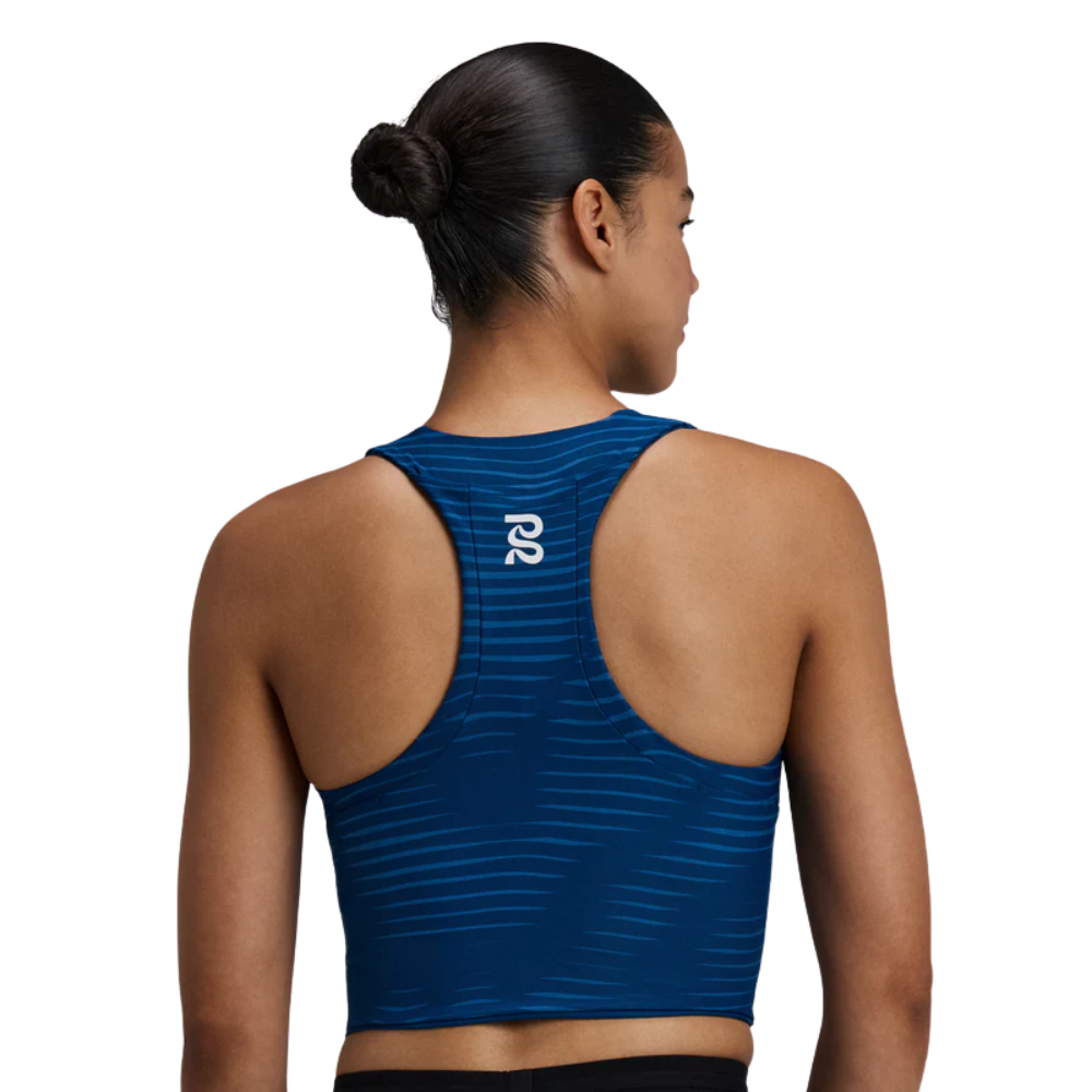 Bandit Running Women's Stamina™ Scoop Neck Race Crop - BlackToe Running