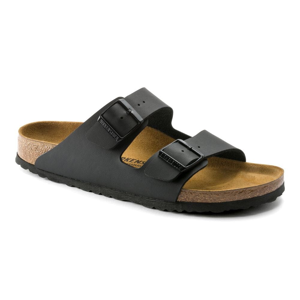 Birkenstock Men's Arizona Birko-Flor - BlackToe Running#colour_black