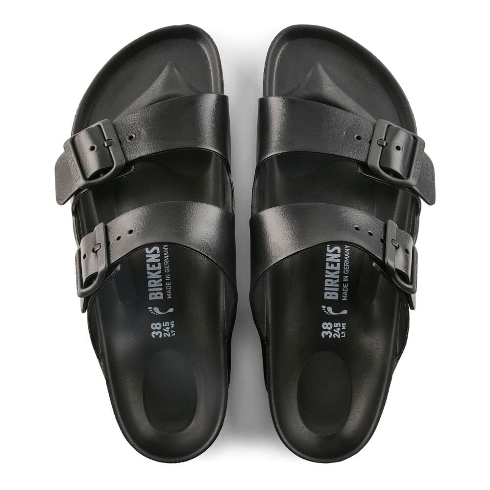 Birkenstock Men's Arizona Essentials EVA - BlackToe Running#colour_black