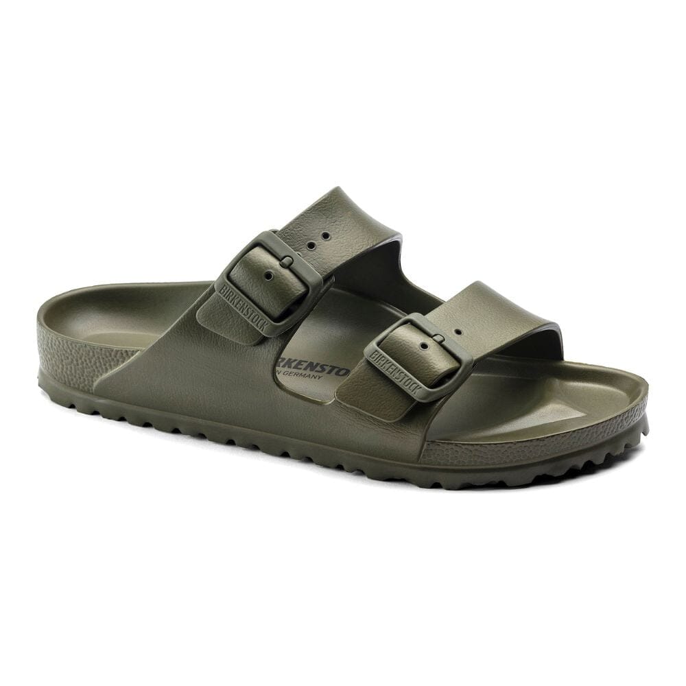 Birkenstock Men's Arizona Essentials EVA - BlackToe Running#colour_khaki