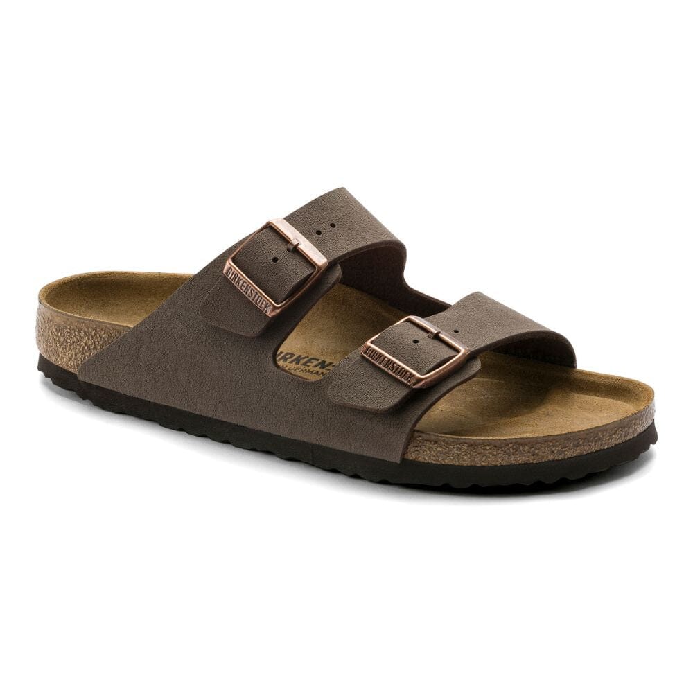 Birkenstock Women's Arizona Birkibuc - BlackToe Running#colour_mocha