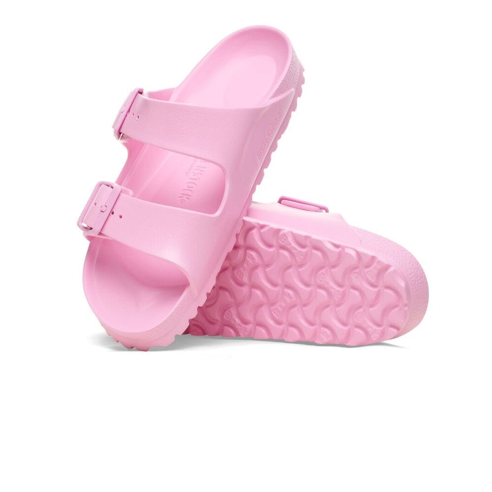 BirkBirkenstock Women's Arizona Essentials EVA - BlackToe Running#colour_fondant-pink