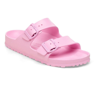 BirkBirkenstock Women's Arizona Essentials EVA - BlackToe Running#colour_fondant-pink