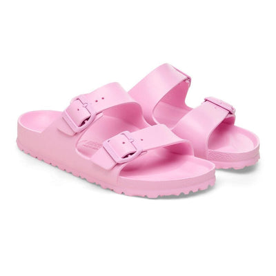 BirkBirkenstock Women's Arizona Essentials EVA - BlackToe Running#colour_fondant-pink