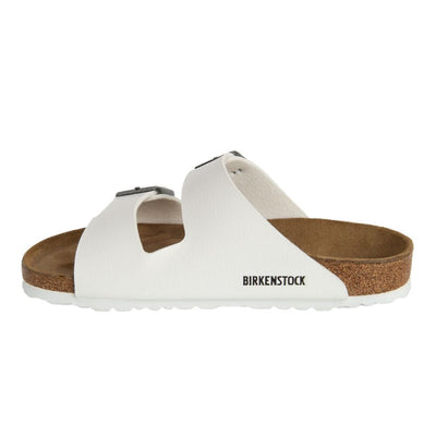 Birkenstock Women's Arizona Birko-Flor - BlackToe Running#colour_white