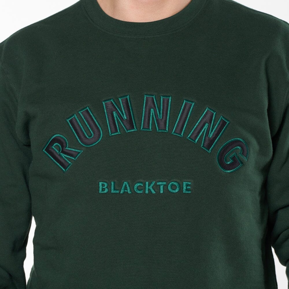 BlackToe Classic Crew Sweatshirt#colour_forest-black