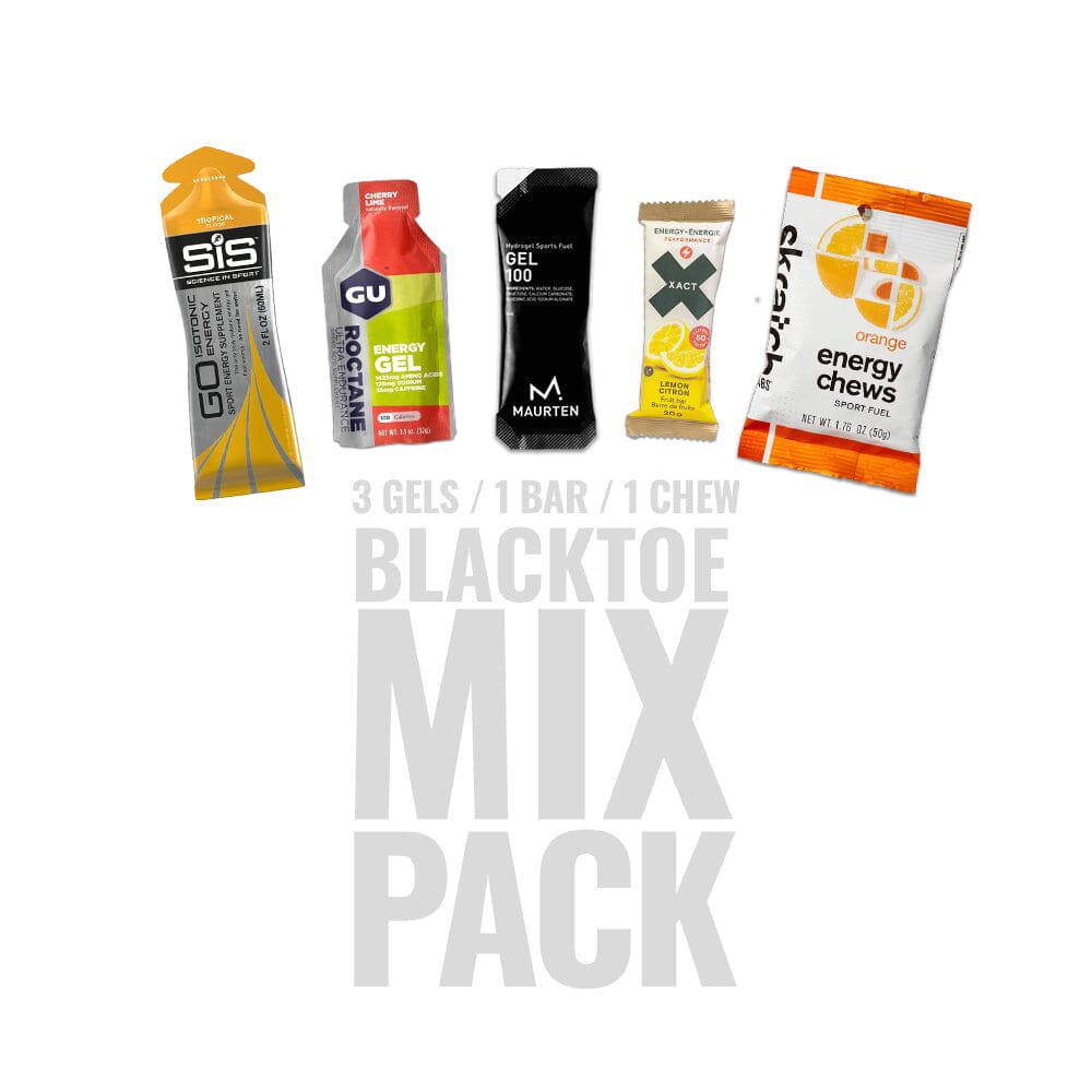BlackToe Mix Pack – Gels, Chews & Bars - BlackToe Running - 