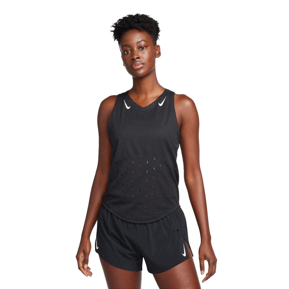 Nike Women's AeroSwift Dri-FIT ADV Running Singlet - BlackToe Running