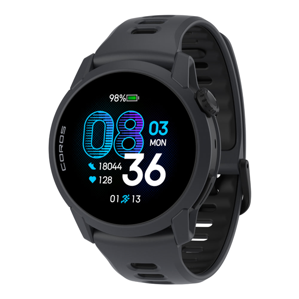 Coros Pace 4 - BlackToe Running#colour_black-with-black-silicone-band