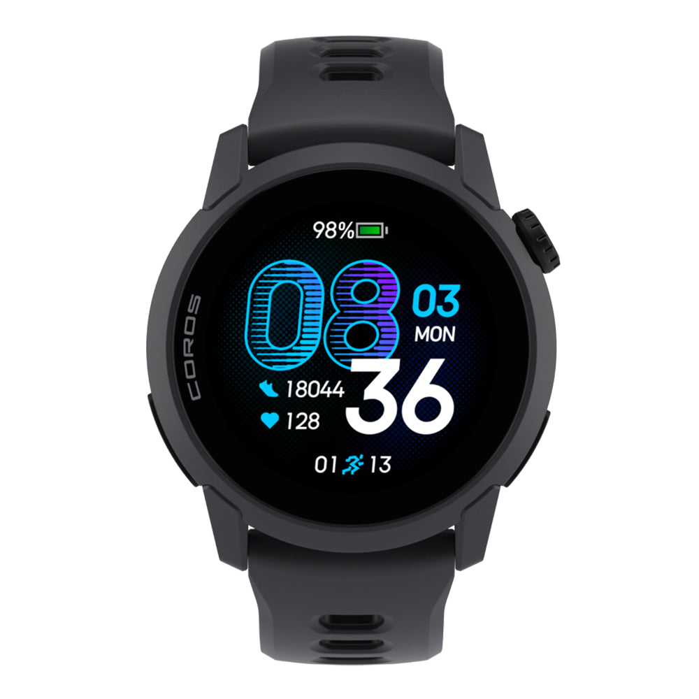 Coros Pace 4 - BlackToe Running#colour_black-with-black-silicone-band