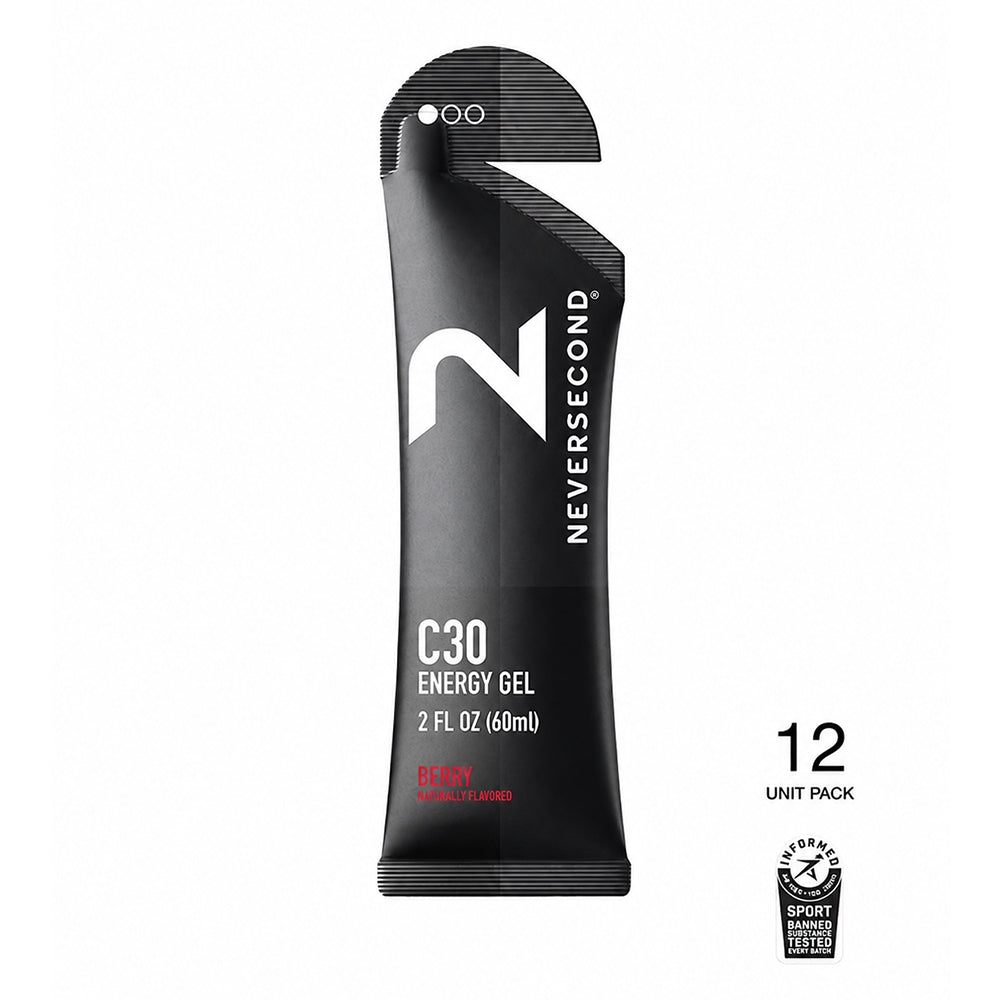 Neversecond C30 Energy Gel Box of 12