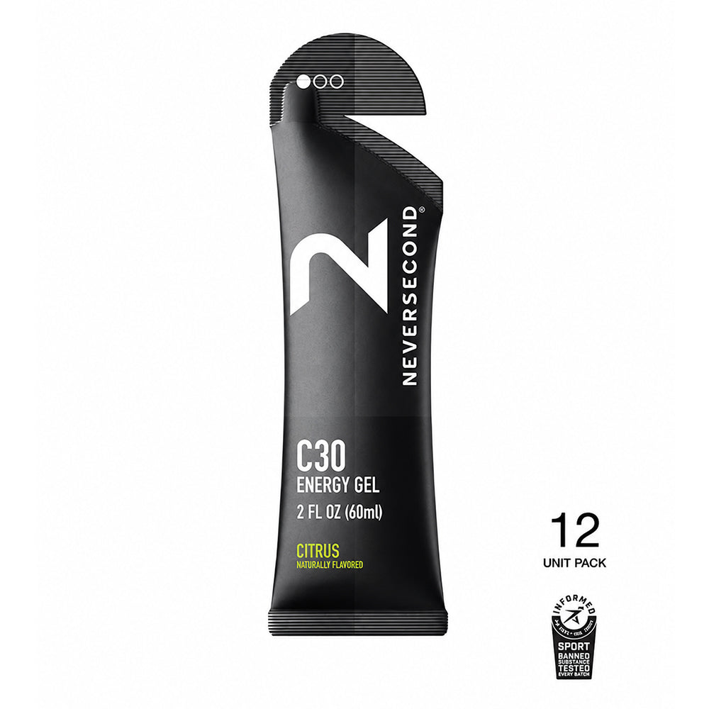 Neversecond C30 Energy Gel Box of 12