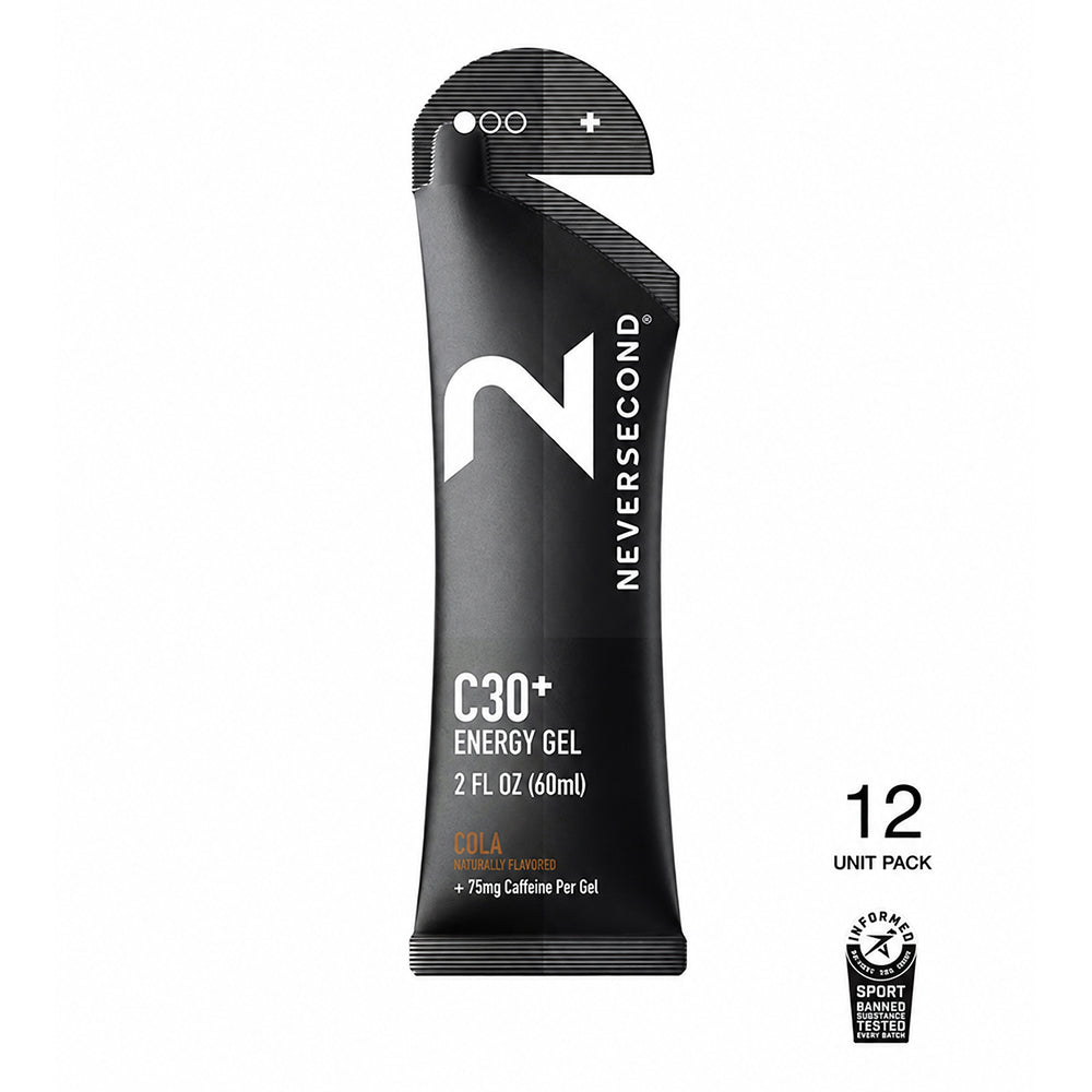 Neversecond C30+ Energy Gel Box of 12 - BlackToe Running#flavour_cola