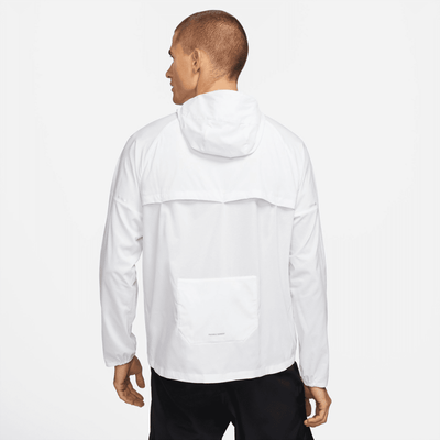 Nike Men's Windrunner Running Jacket - BlackToe Running#colour_white-reflective-silver-jkt