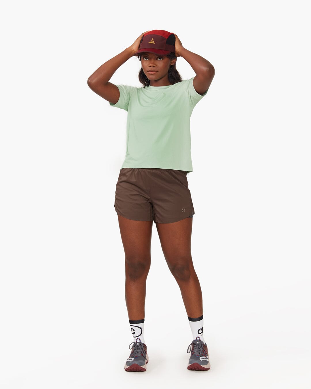 Ciele GOCap SC - Iconic Pyramid - BlackToe Running#colour_strand