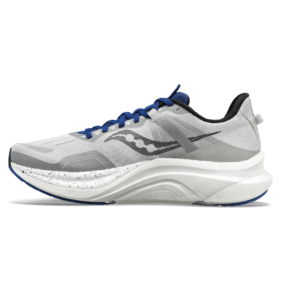 Saucony Men's Tempus - BlackToe Running#colour_concrete-indigo