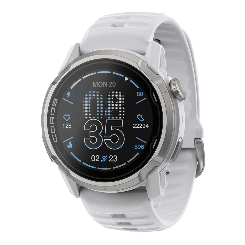 Coros APEX 4 Premium Multisport GPS Watch - BlackToe Running#colour_white