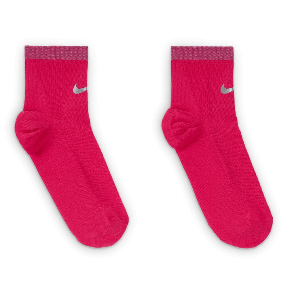 Nike Spark Light Weight Ultralight Cushion Ankle Quarter Socks - BlackToe Running#colour_rush-pink