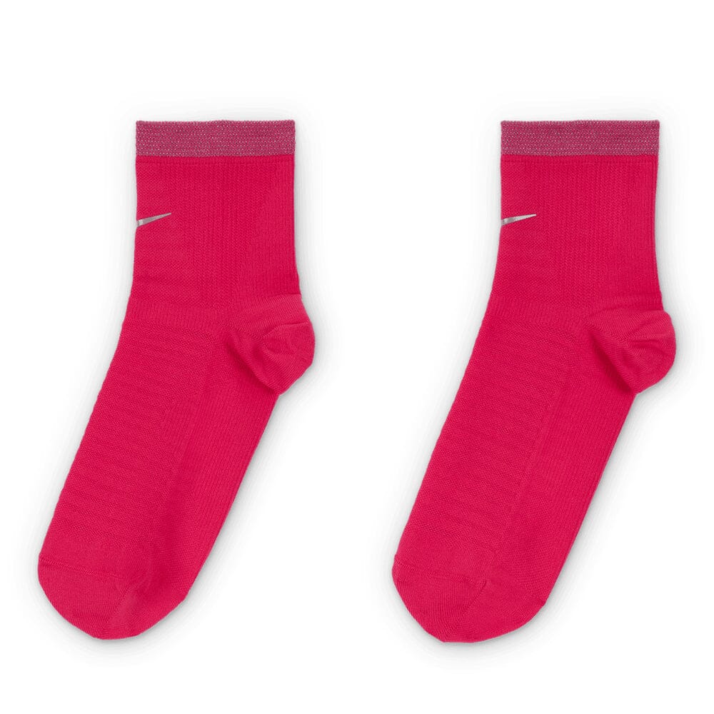 Nike Spark Light Weight Ultralight Cushion Ankle Quarter Socks - BlackToe Running#colour_rush-pink