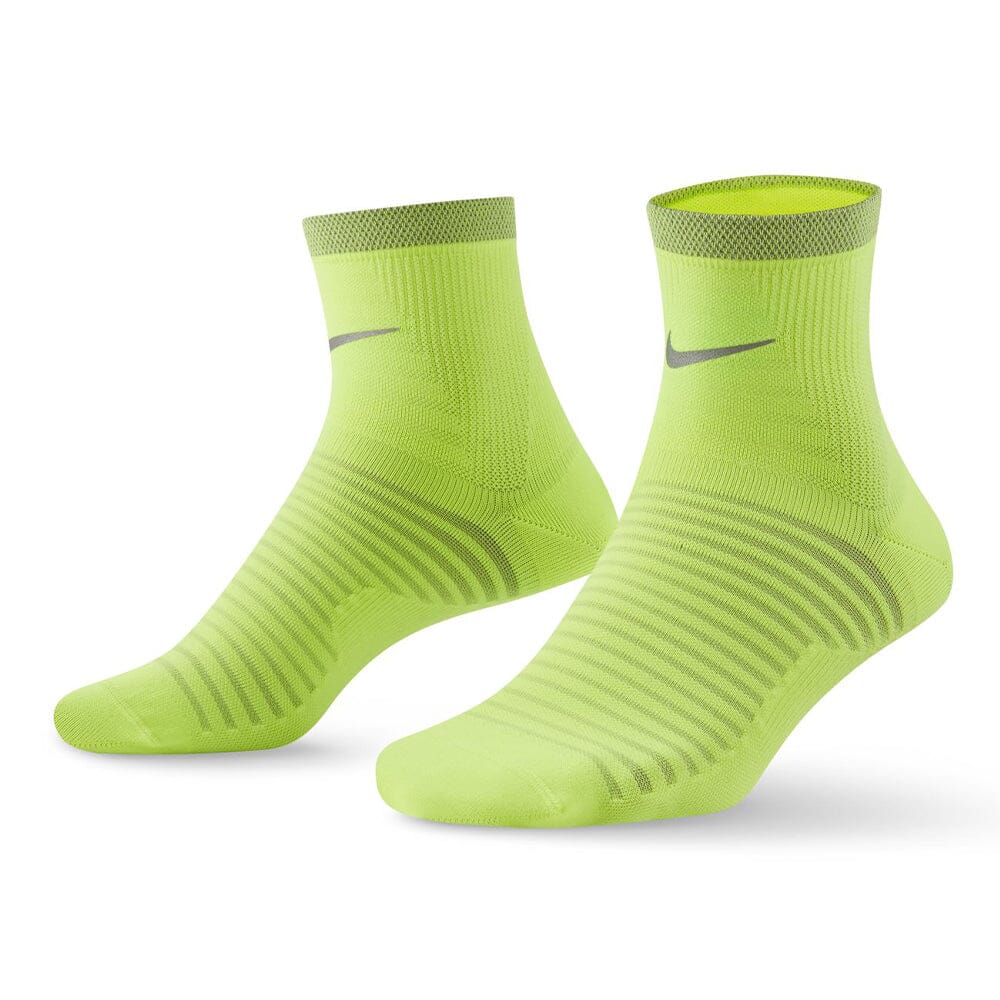 Nike Spark Light Weight Ultralight Cushion Ankle Quarter Socks - BlackToe Running#colour_yellow