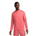 Nike Men's Element Half-Zip Running Top - BlackToe Running#colour_adobe-reflective-sliver