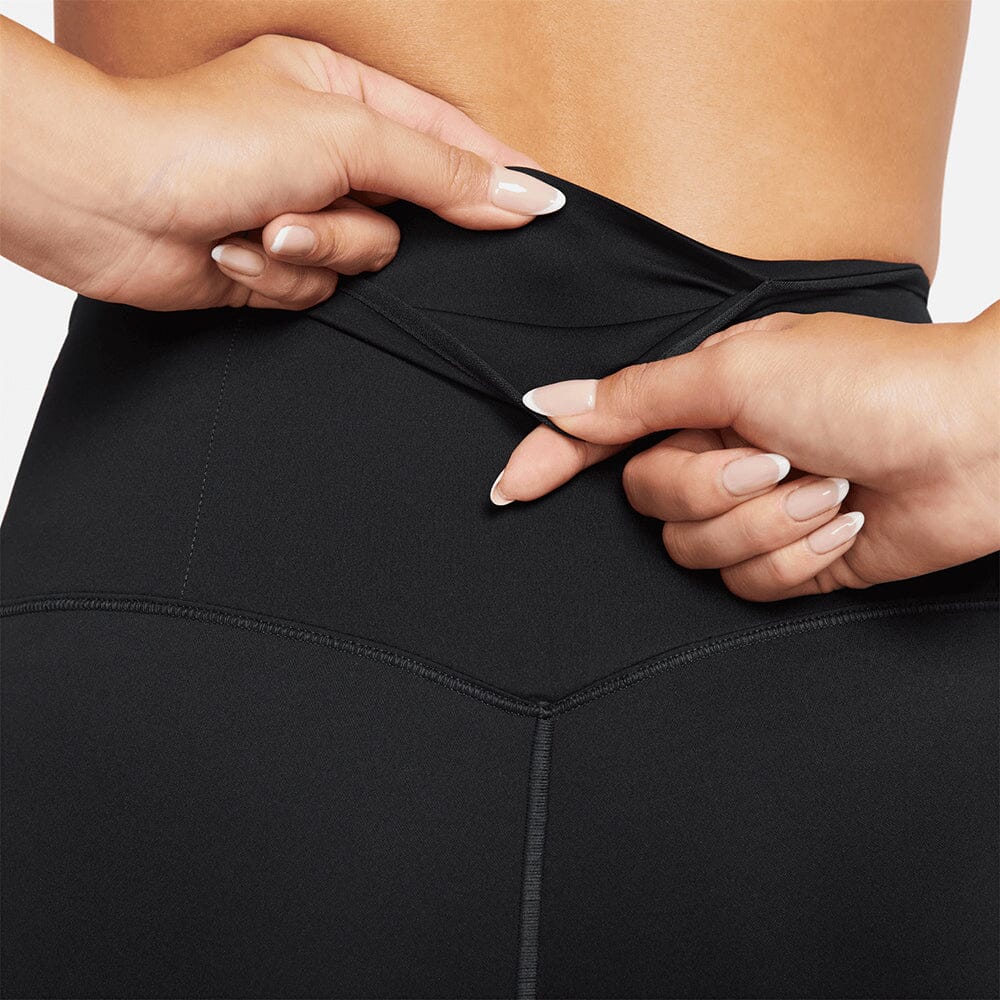 Nike Women's Go Firm-Support High-Waisted 7/8 Leggings with Pockets - BlackToe Running