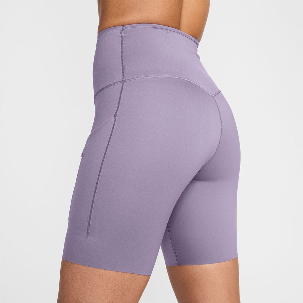Nike Women's Dri-FIT Go 8" Shorts - BlackToe Running#colour_purple
