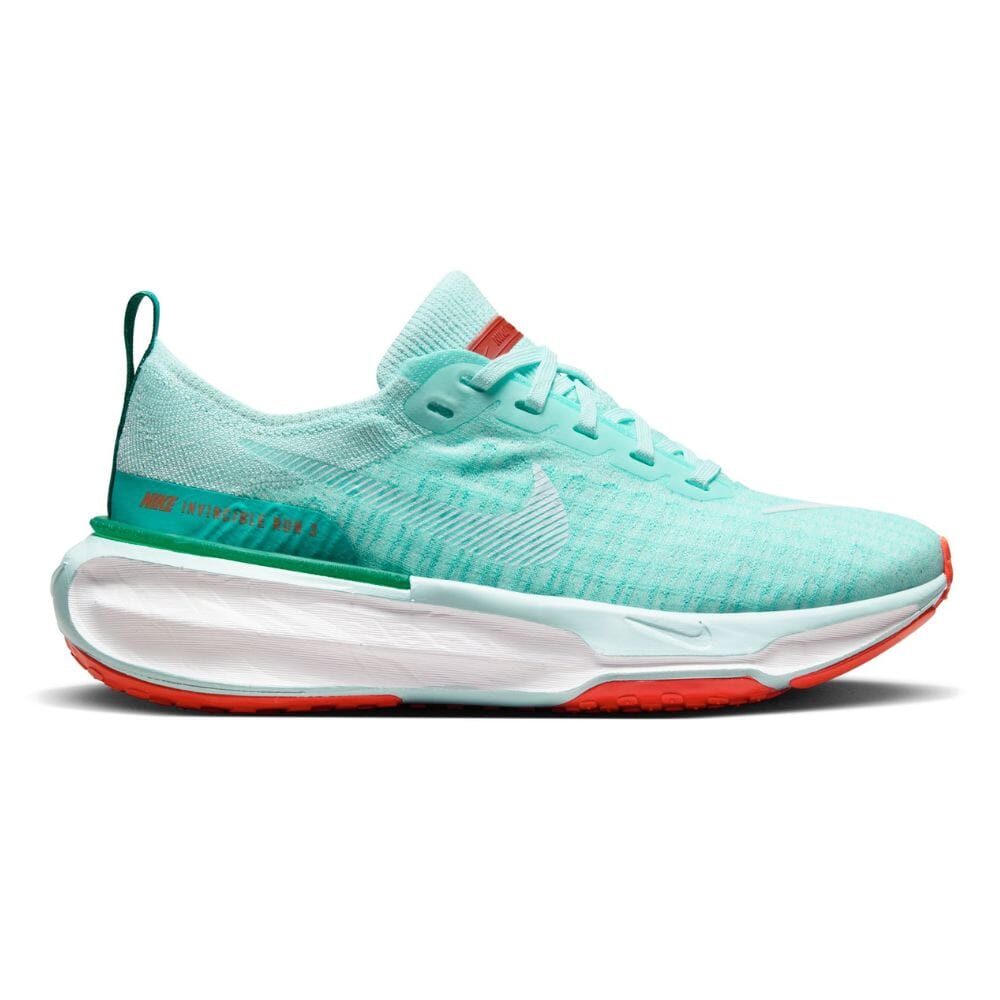 Nike Women's ZoomX Invincible Run Flyknit 3 - BlackToe Running#colour_jade-ice-white-clear-jade-malachite