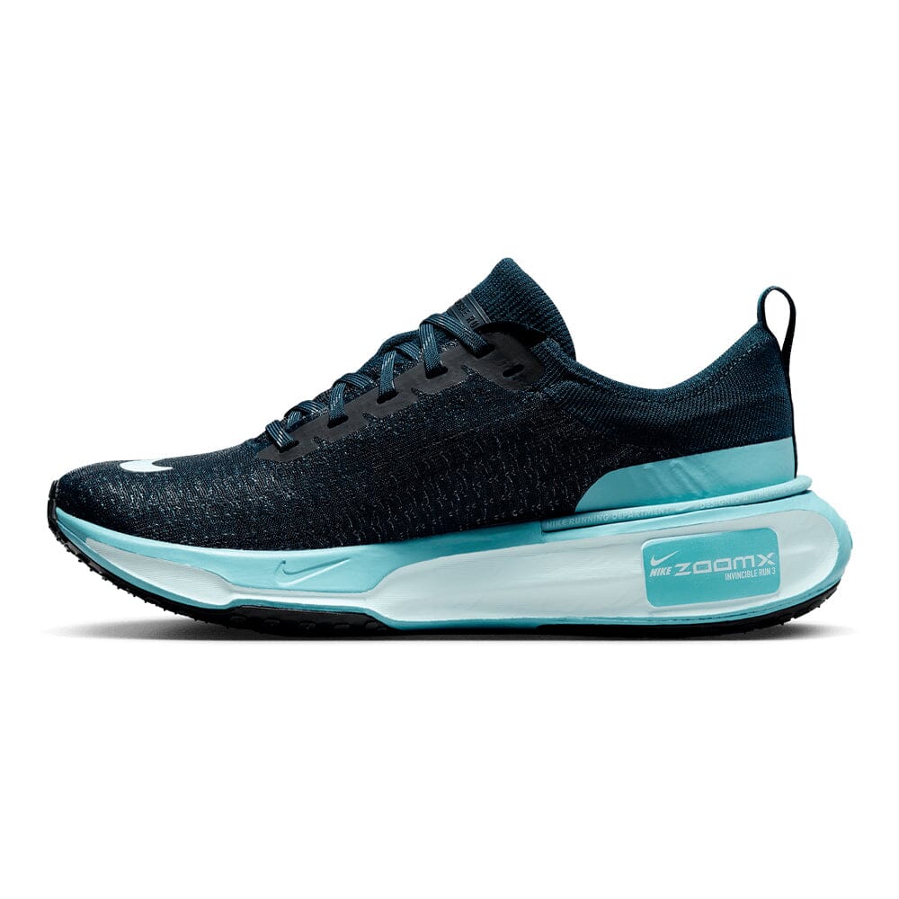 Nike Women's ZoomX Invincible Run Flyknit 3 - BlackToe Running#colour_armory-navy-glacier-blue-denim-turq