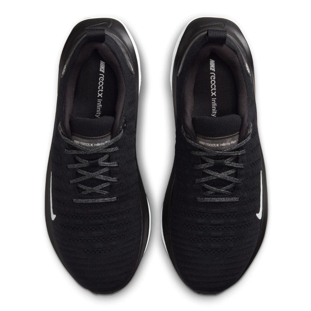 Nike Women's ReactX Infinity Run Flyknit 4 - BlackToe Running#colour_black-grey