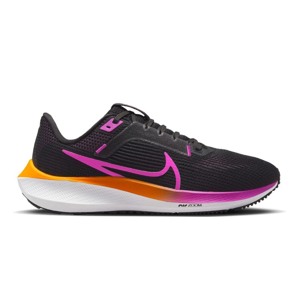 Nike Women's Air Zoom Pegasus 40 Women's Shoes - BlackToe Running#colour_black-hyper-violet