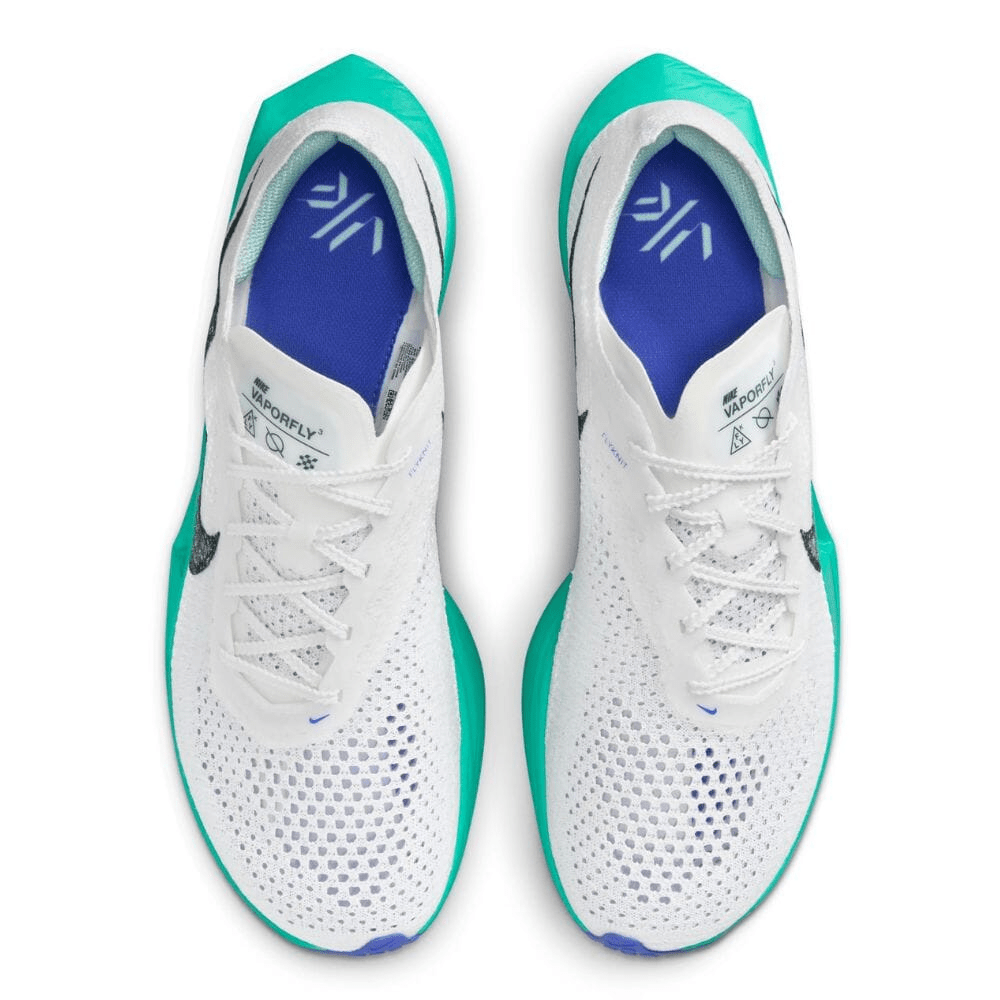 Nike Men's ZoomX Vaporfly Next% 3 - BlackToe Running#colour_white-deep-jungle-jade-ice-clear-jade