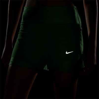 Nike Women's Dri-FIT Swift Mid-Rise 3" 2-in-1 Running Shorts with Pockets - BlackToe Running#colour_green
