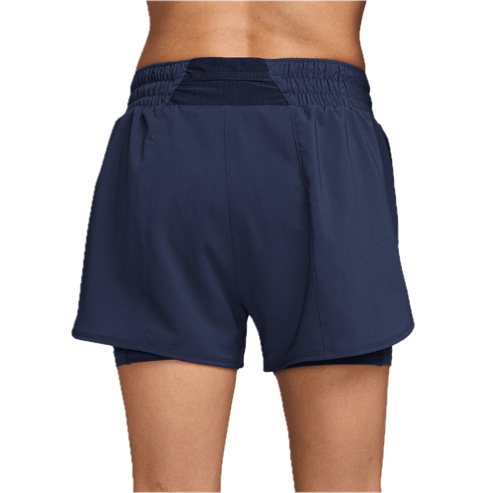 Nike Women's One Dri-FIT High-Waisted 3" 2-in-1 Shorts - BlackToe Running