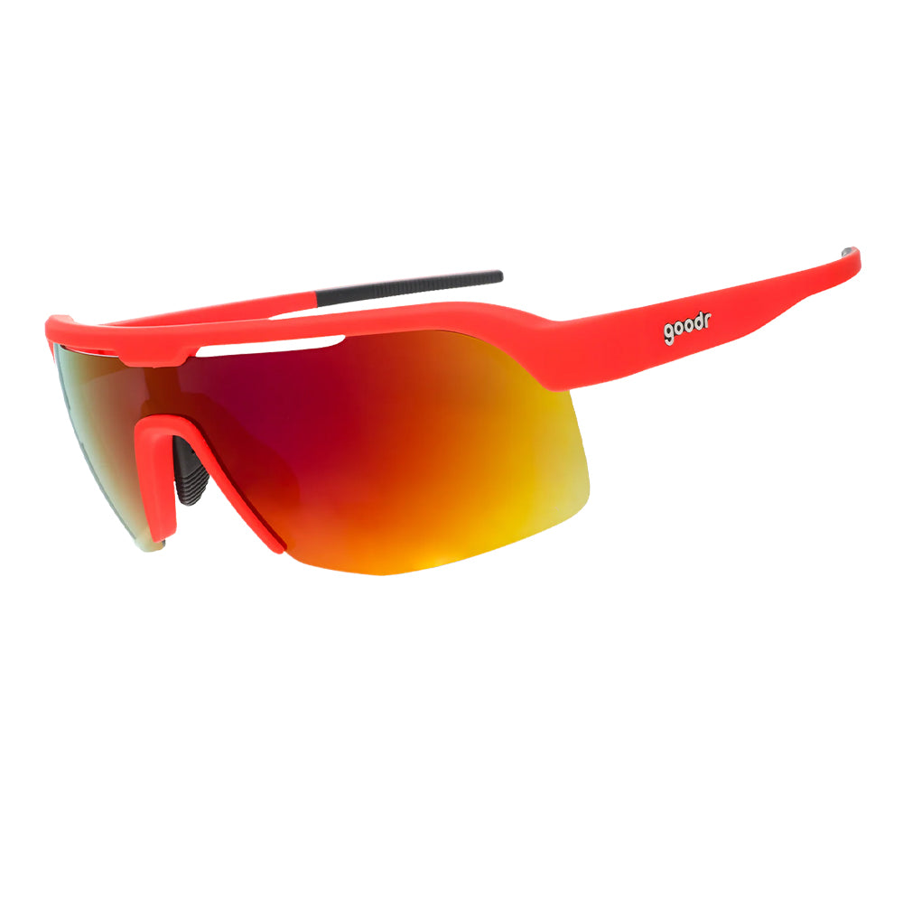 Goodr Bolt G Sunglasses "Dante's Shin Splint Inferno"