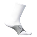 Feetures Elite Light Cushion Mini Crew Socks - BlackToe Running#colour_white