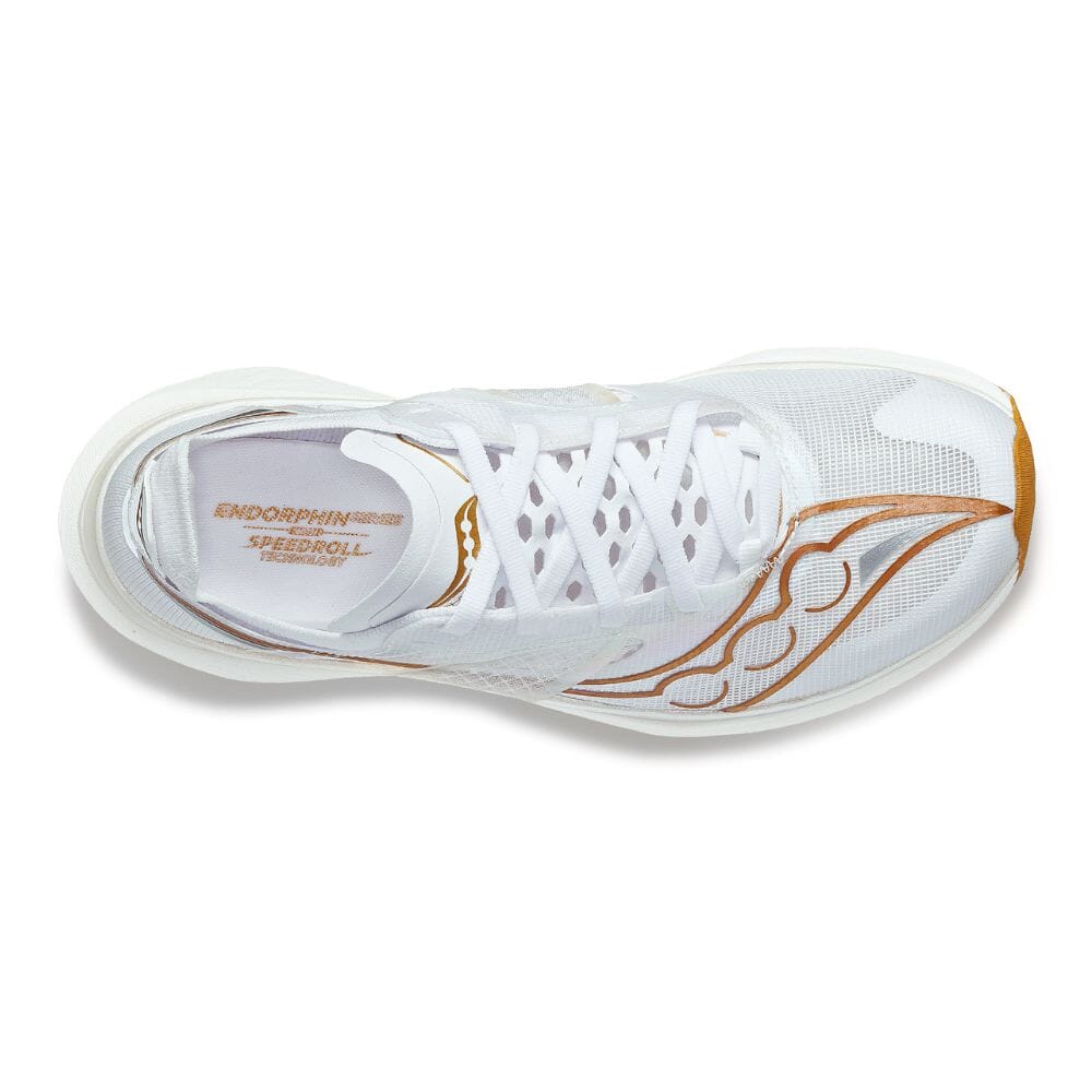 Saucony Men's Endorphin Elite Men's Shoes - BlackToe Running#colour_white-gold