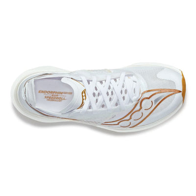 Saucony Men's Endorphin Elite Men's Shoes - BlackToe Running#colour_white-gold
