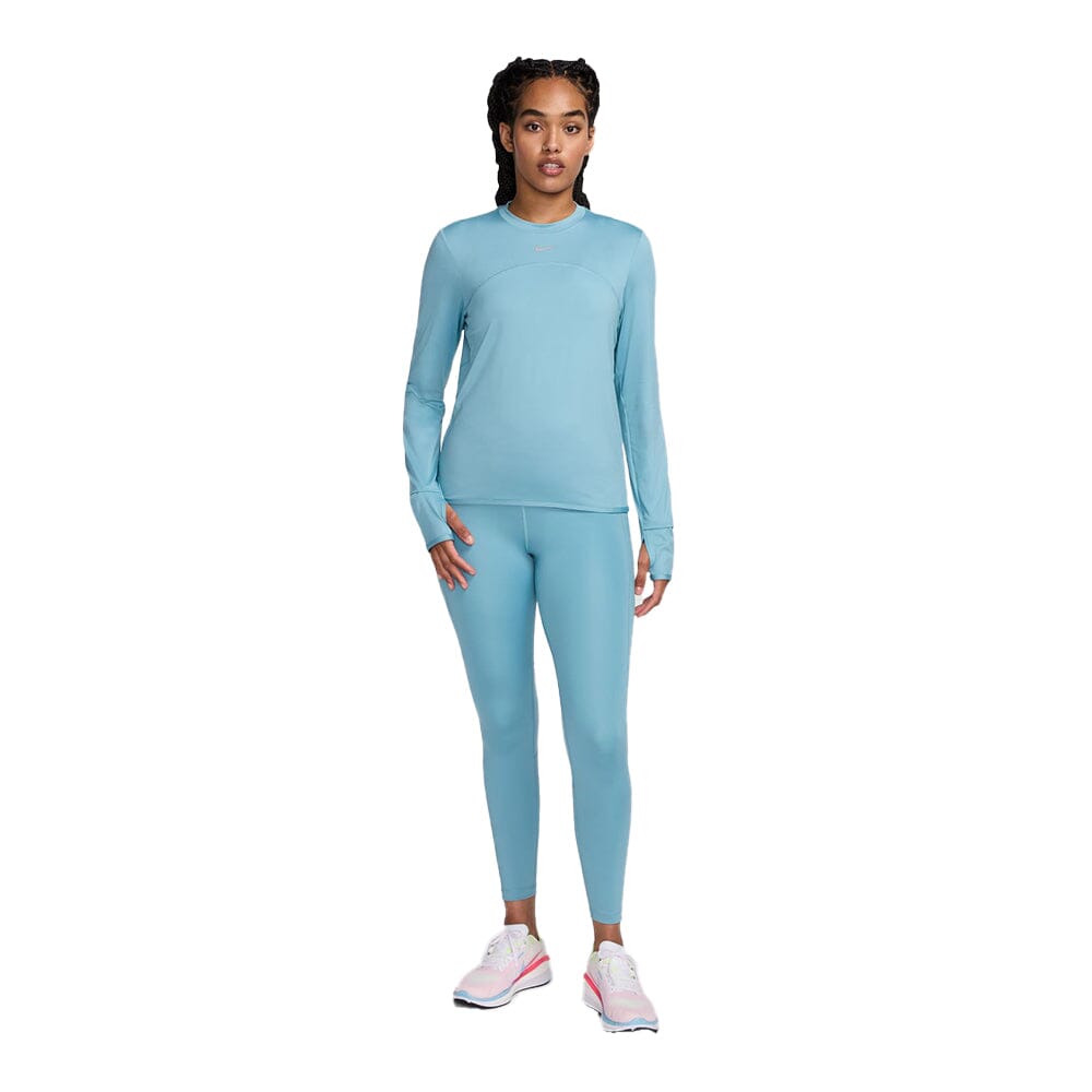 Nike Women's Dri-FIT Swift Element UV - BlackToe Running#colour_denim-turq